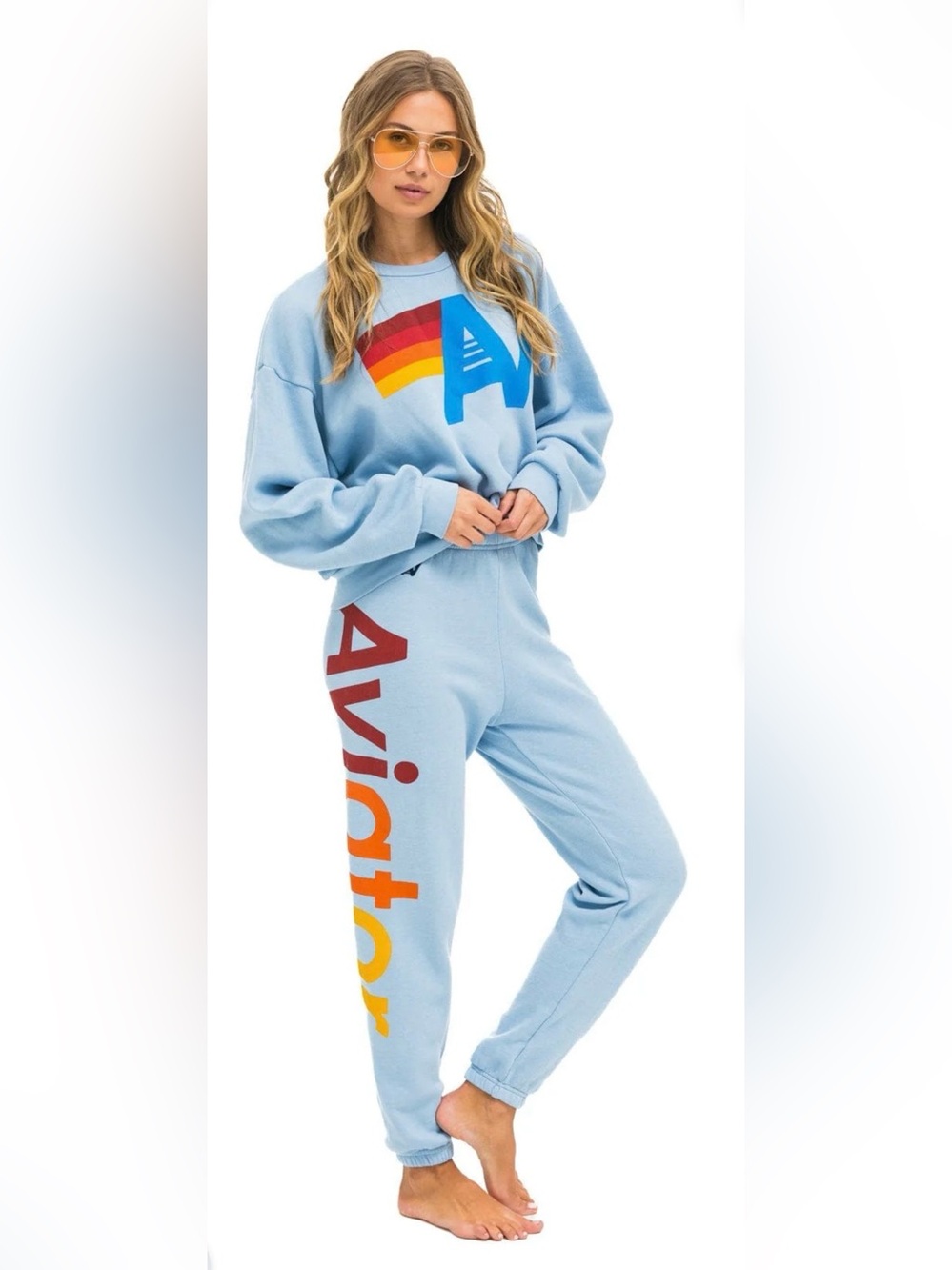 NWOT! AVIATOR NATION 2 SWEATPANTS - ICE